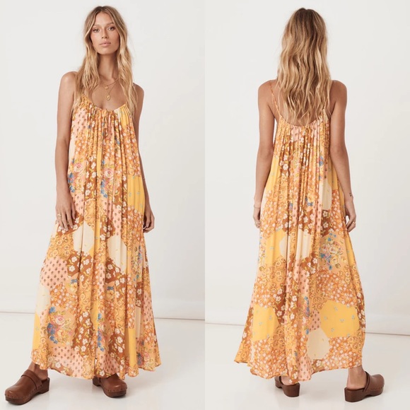 ✨SALE✨NWT Spell & The Gypsy Freda Strappy Maxi Dress Size Large - Picture 11 of 16